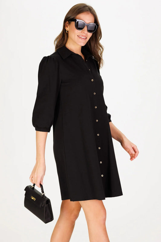 Black Shirt Dress