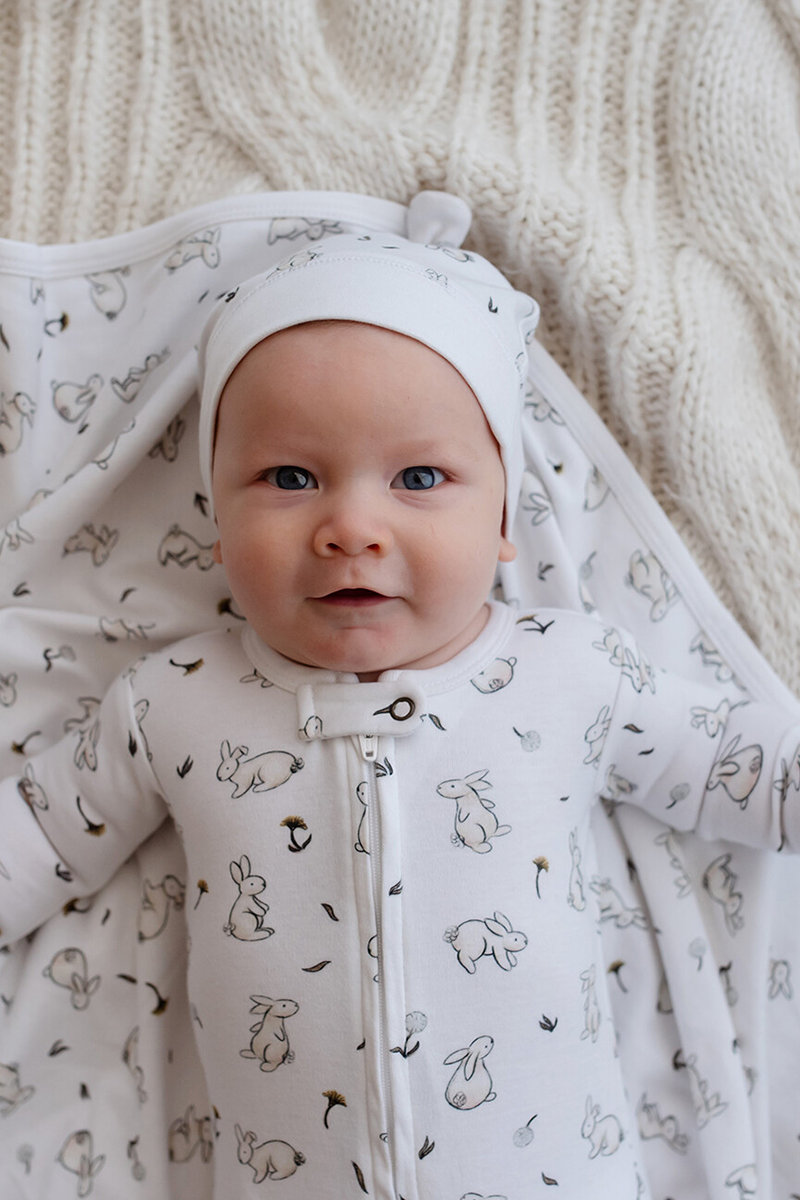 Bunny Organic Knotted Beanie