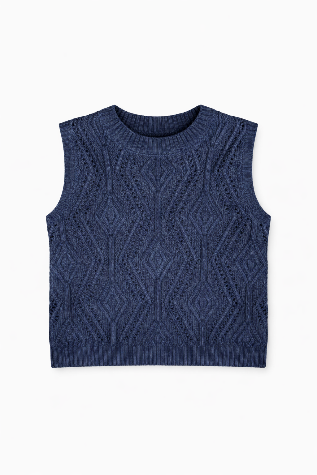 Midnight Metallic Sweater Tank
