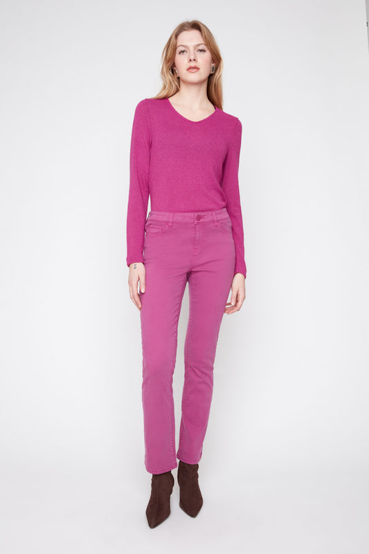 Boysenberry Narrow Leg Denim