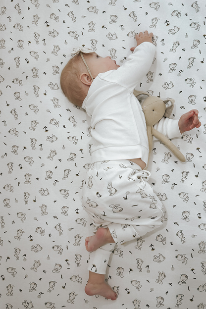 Bunny Crib Sheet