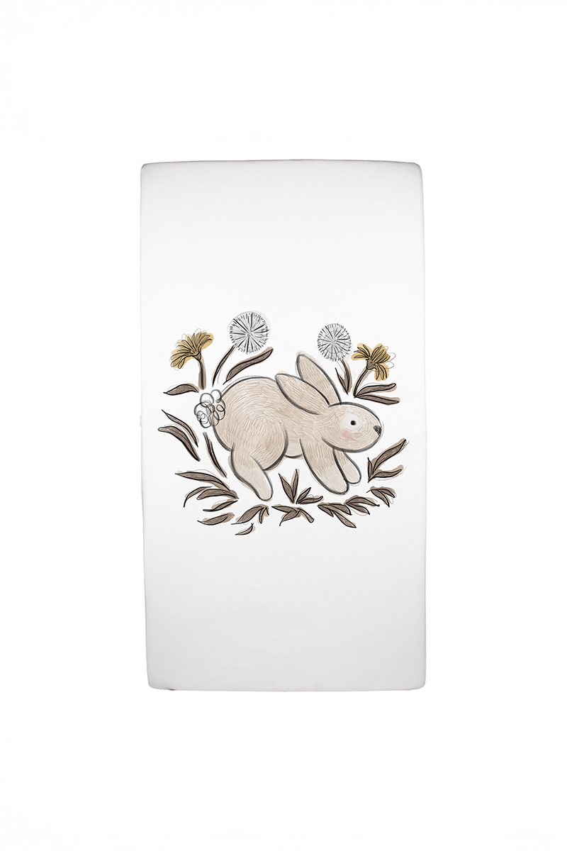 Bunny Graphic Crib Sheet
