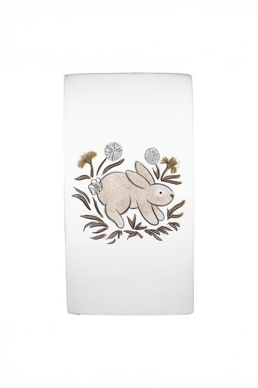Bunny Graphic Crib Sheet