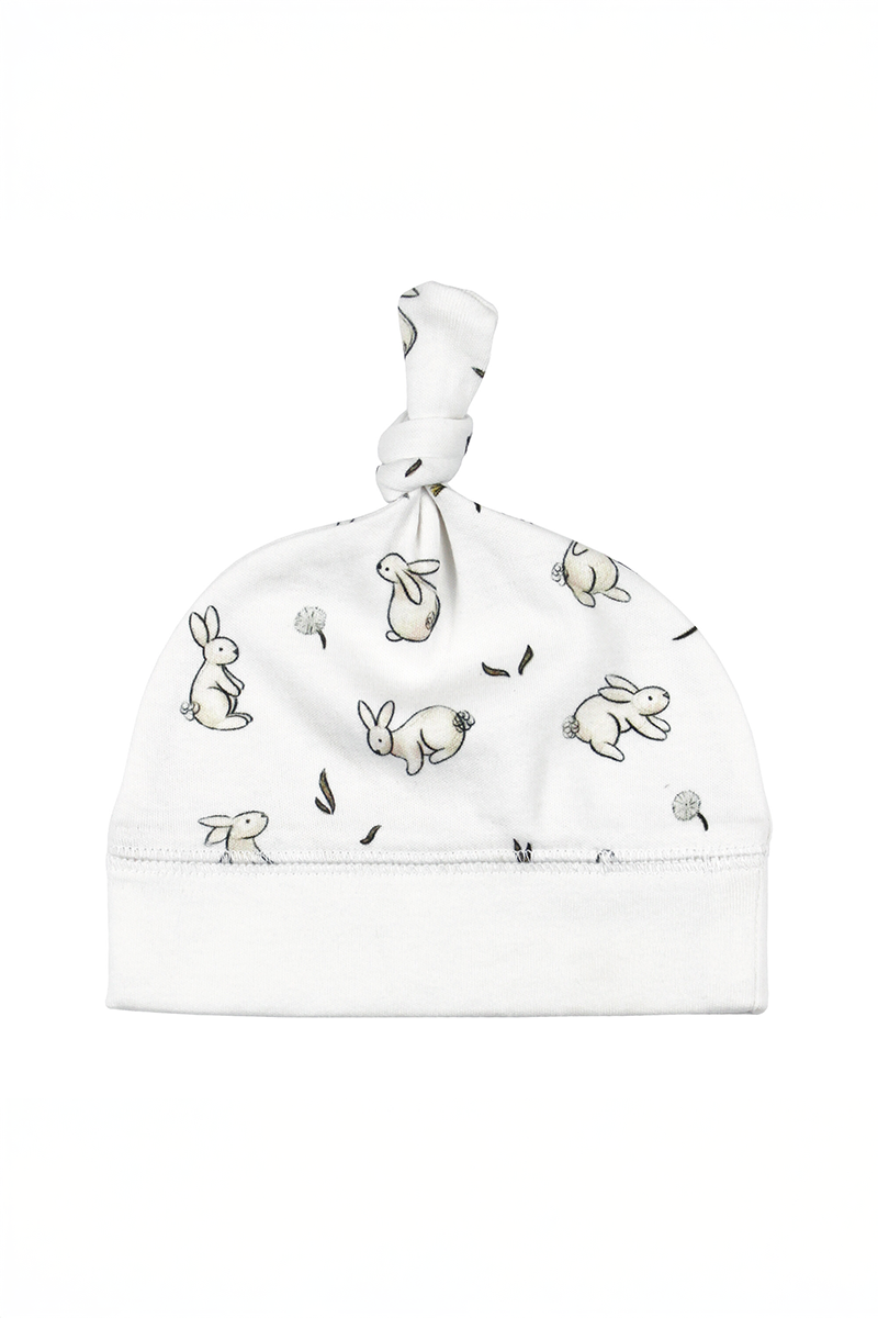 Bunny Organic Knotted Beanie