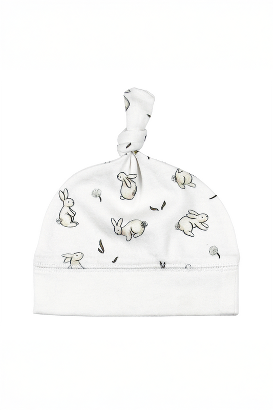Bunny Organic Knotted Beanie