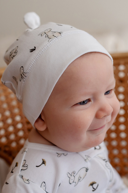 Bunny Organic Knotted Beanie