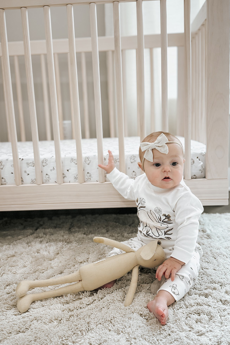 Bunny Organic Sweatshirt and Jogger Set