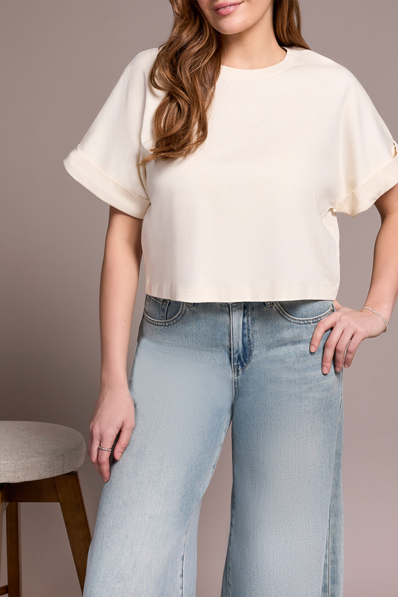 Cream Perfect Relaxed T-Shirt