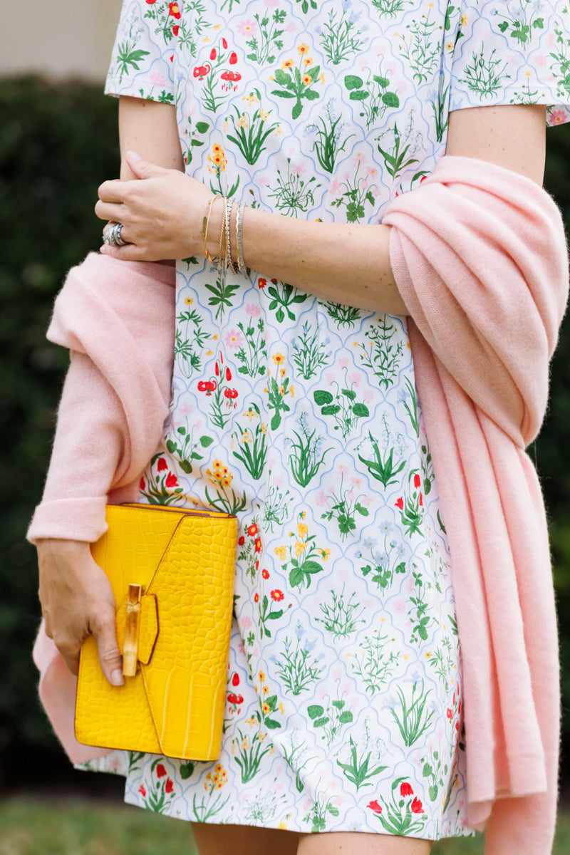 Garden Lattice T-Shirt Dress
