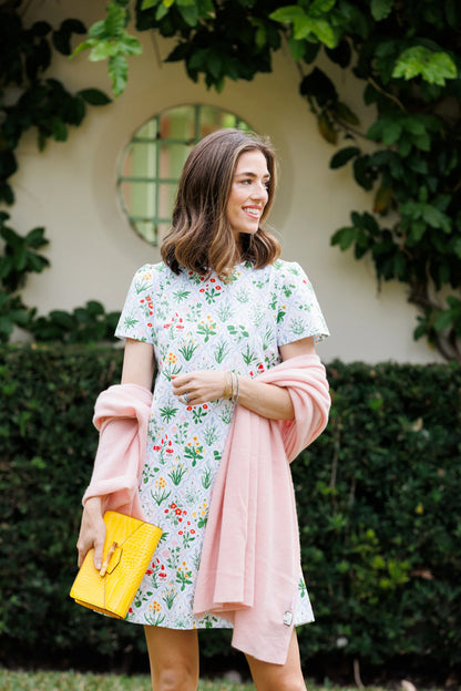 Garden Lattice T-Shirt Dress