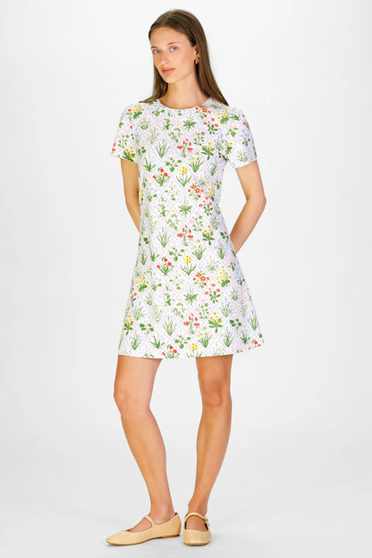 Garden Lattice T-Shirt Dress