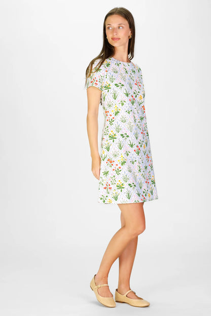 Garden Lattice T-Shirt Dress