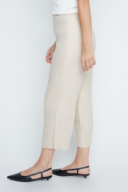 Gold Foil Linen Pants