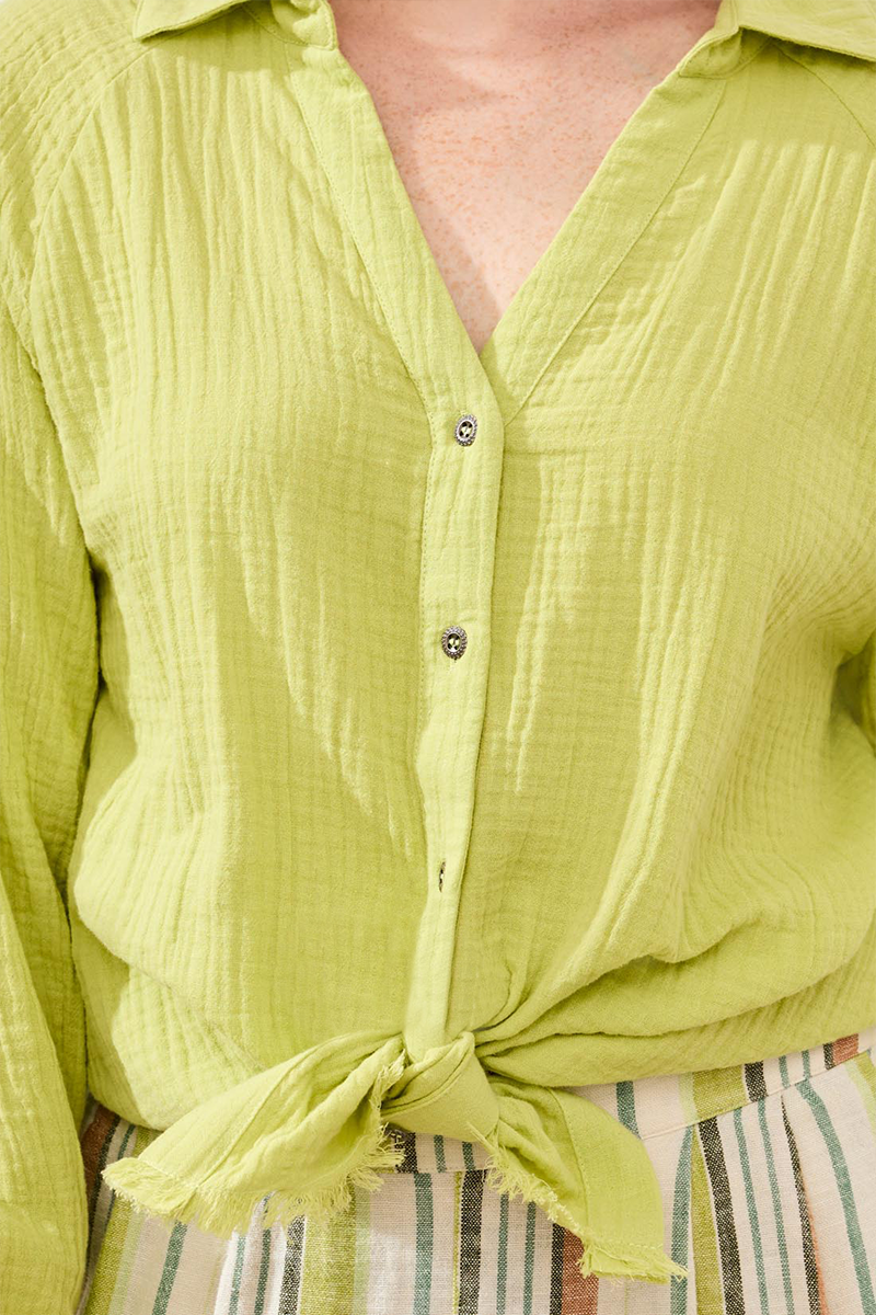 Green Banana Relaxed Raglan Shirt