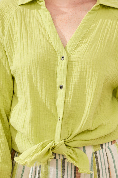 Green Banana Relaxed Raglan Shirt