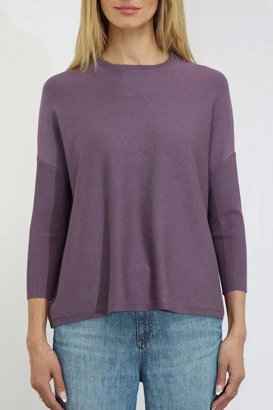 Lavender Oversized Crewneck Pullover