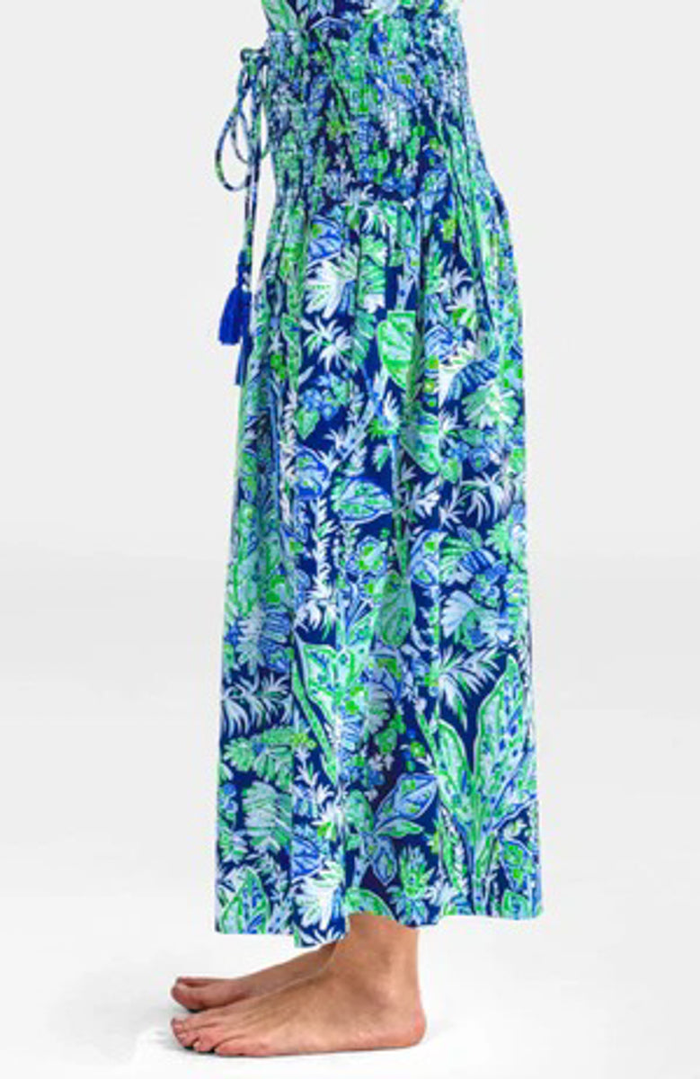 Navy Palms Convertible Dress/Skirt
