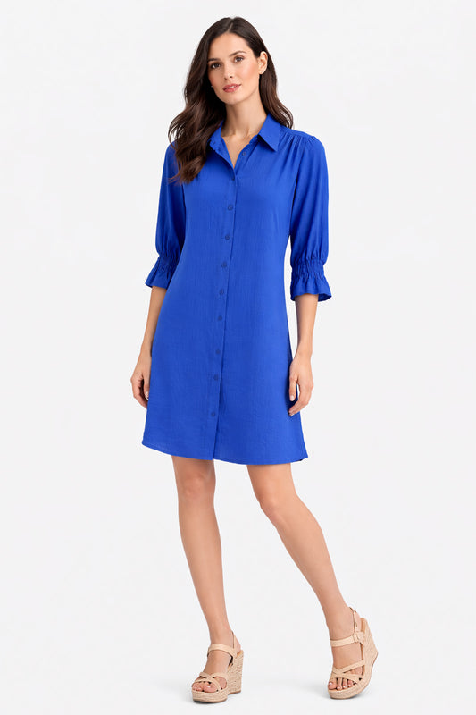 Periwinkle 3/4 Sleeve Dress