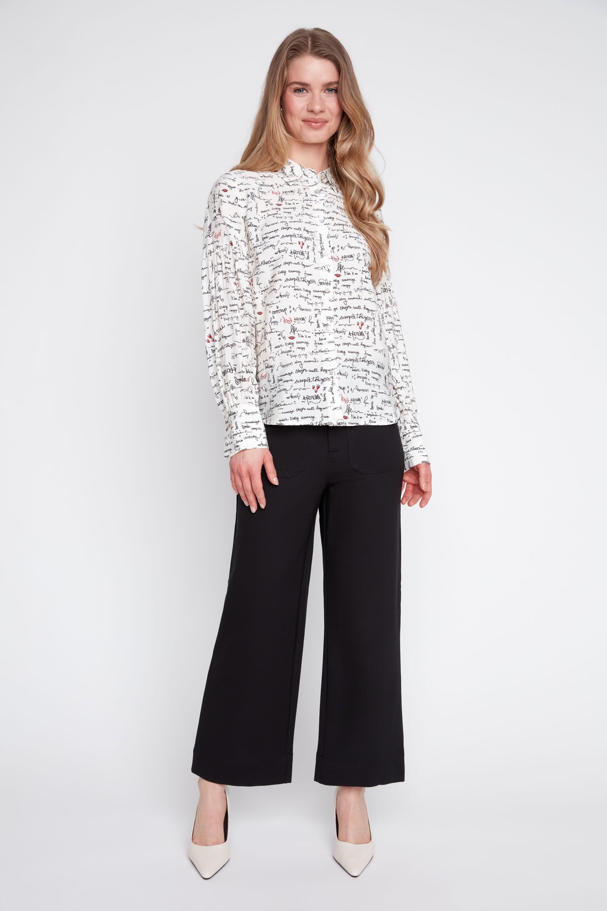 Words Collared Shirt