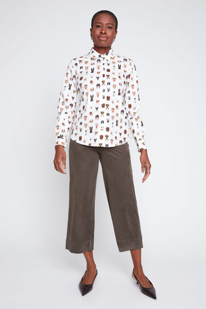 Dogs Collared Shirt