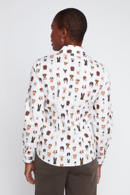Dogs Collared Shirt