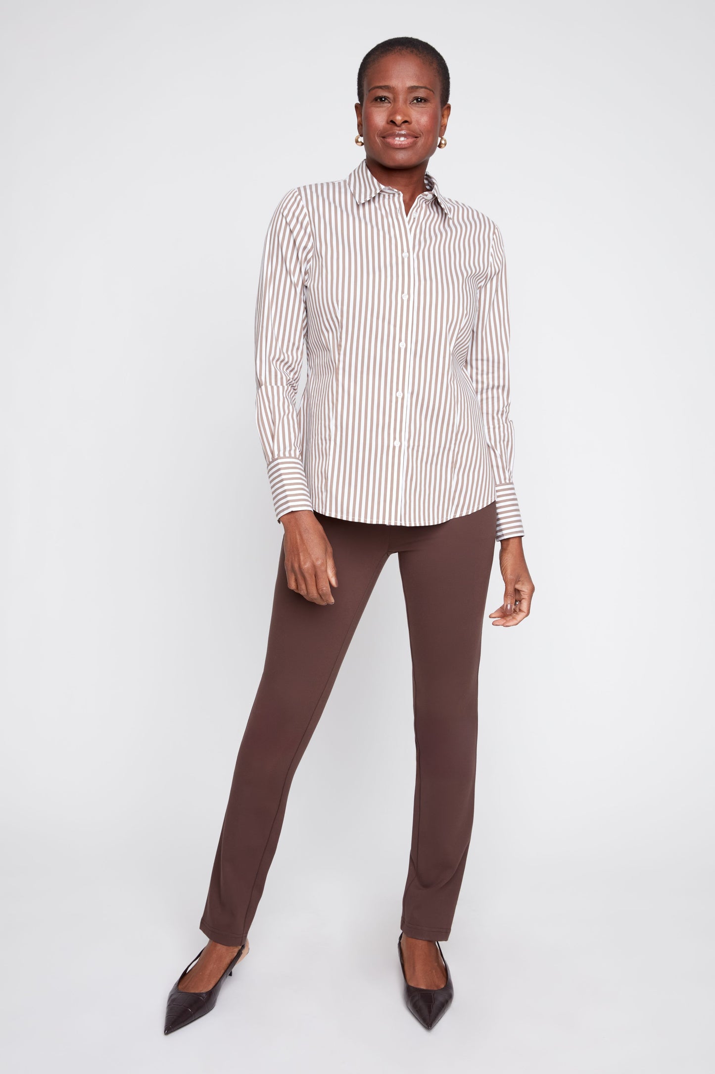 Storm Stripe Tailored Collared Shirt
