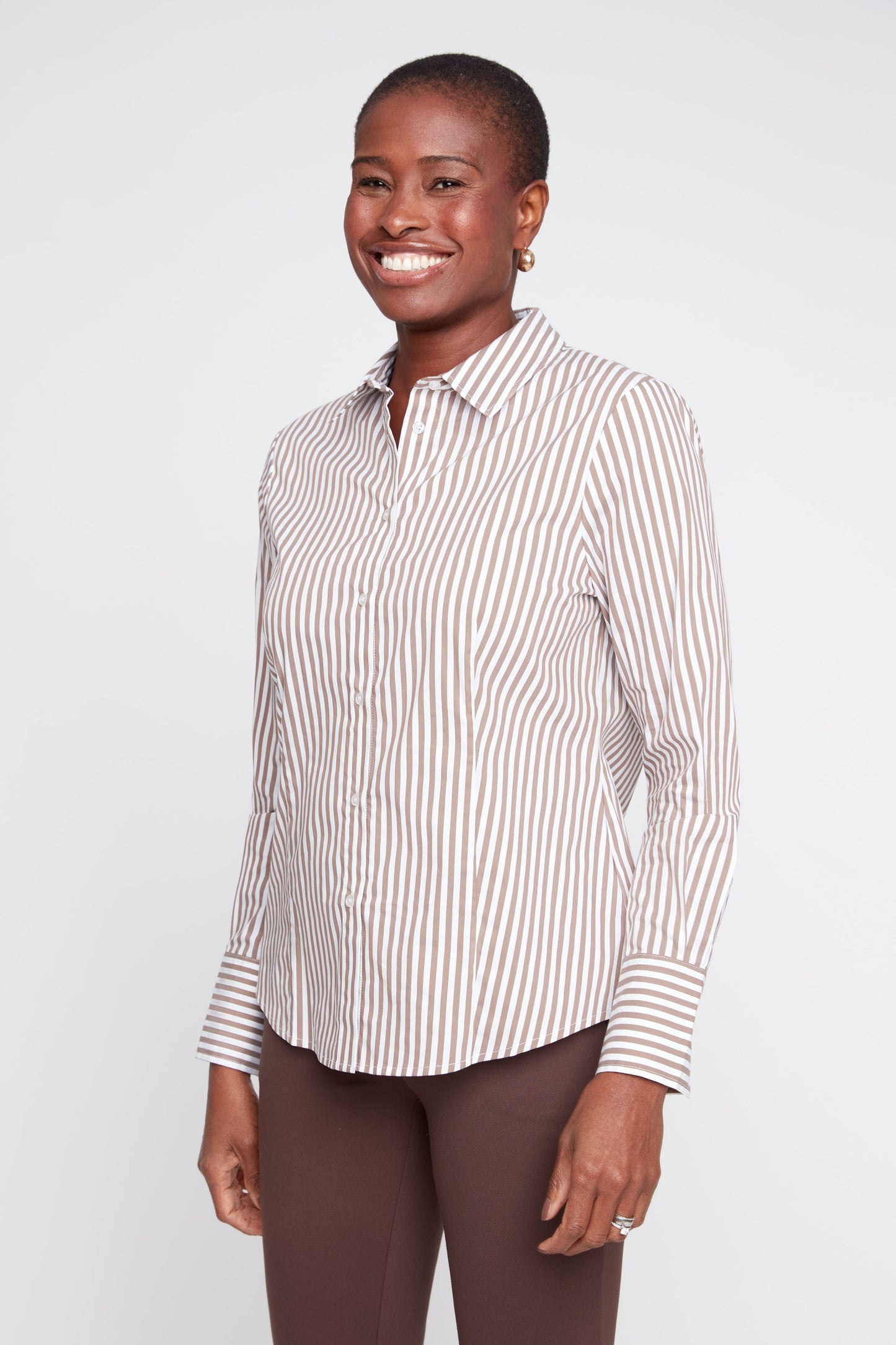 Storm Stripe Tailored Collared Shirt