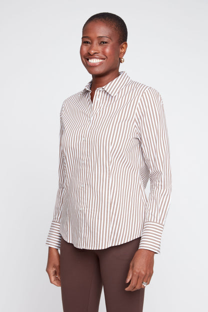 Storm Stripe Tailored Collared Shirt