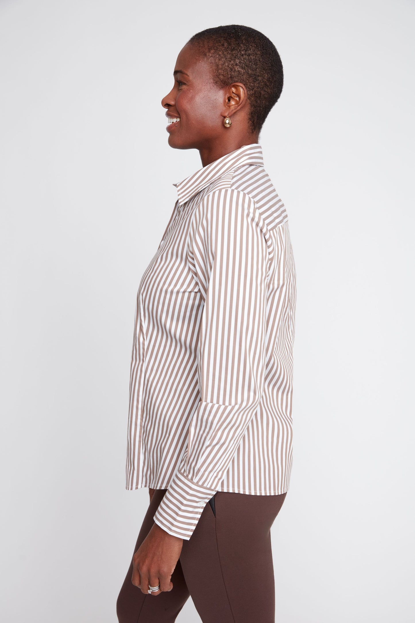 Storm Stripe Tailored Collared Shirt