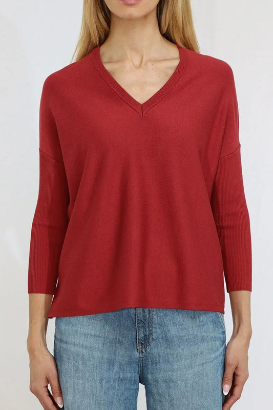 Redwood V-Neck Oversized Pullover