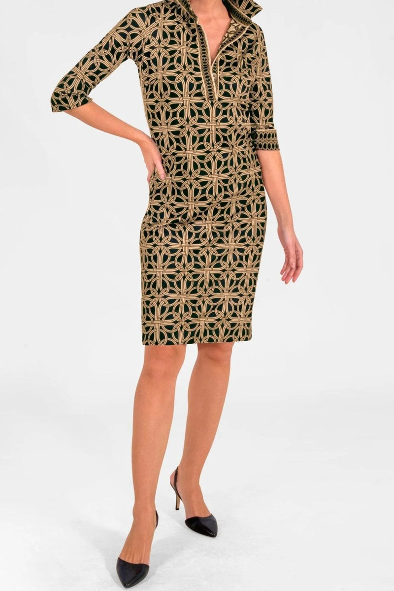 Black Ring Toss Everywhere Dress