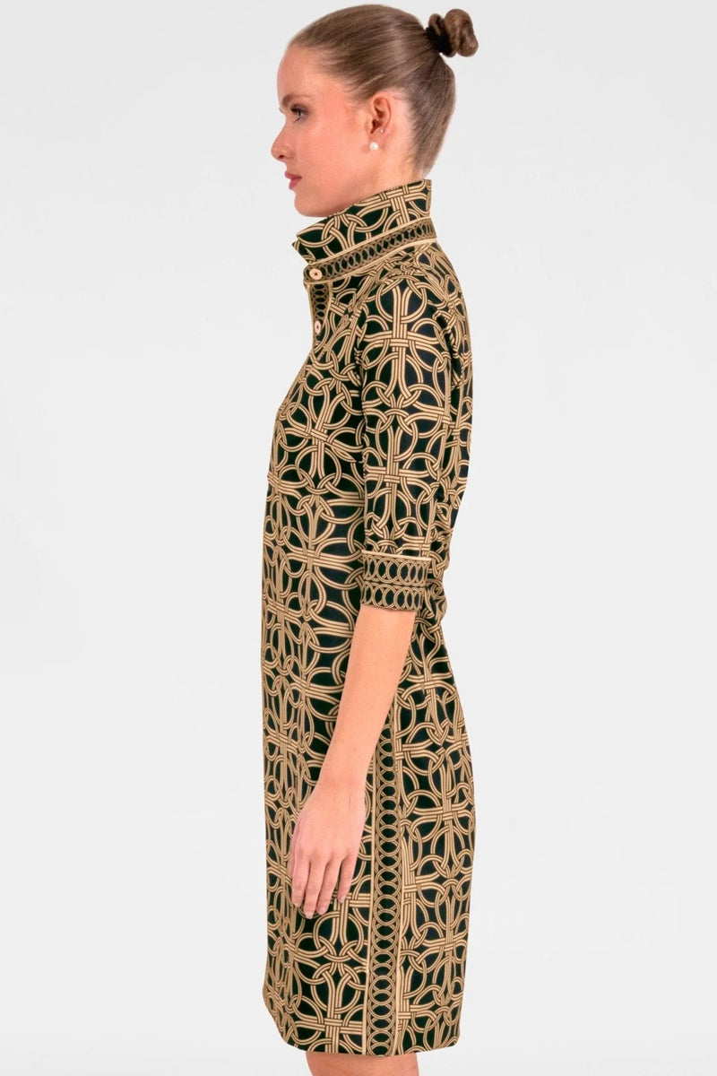 Black Ring Toss Everywhere Dress