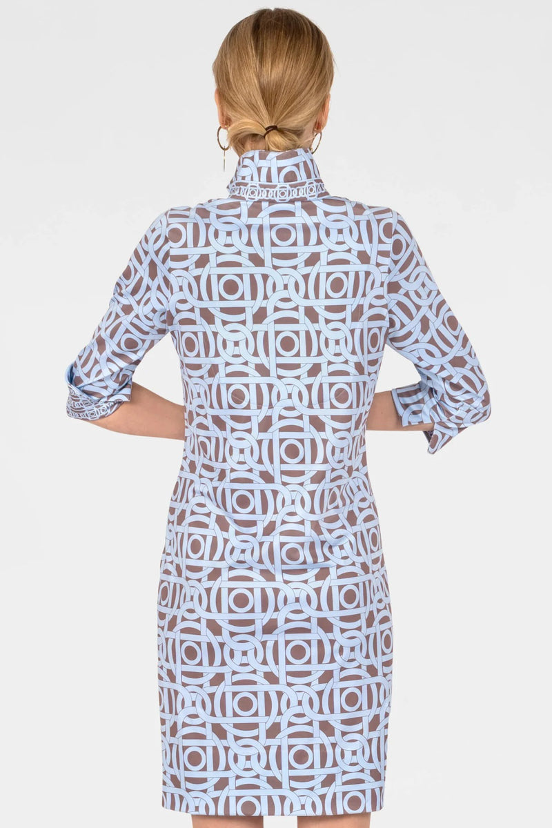Brown Ring Toss Everywhere Dress