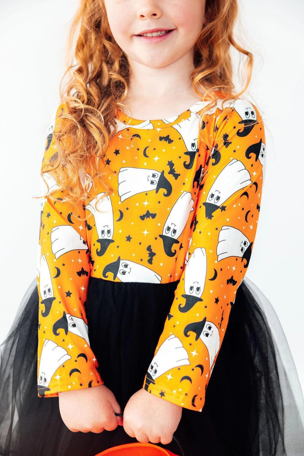 Spooktacular Long Sleeve Tutu Dress