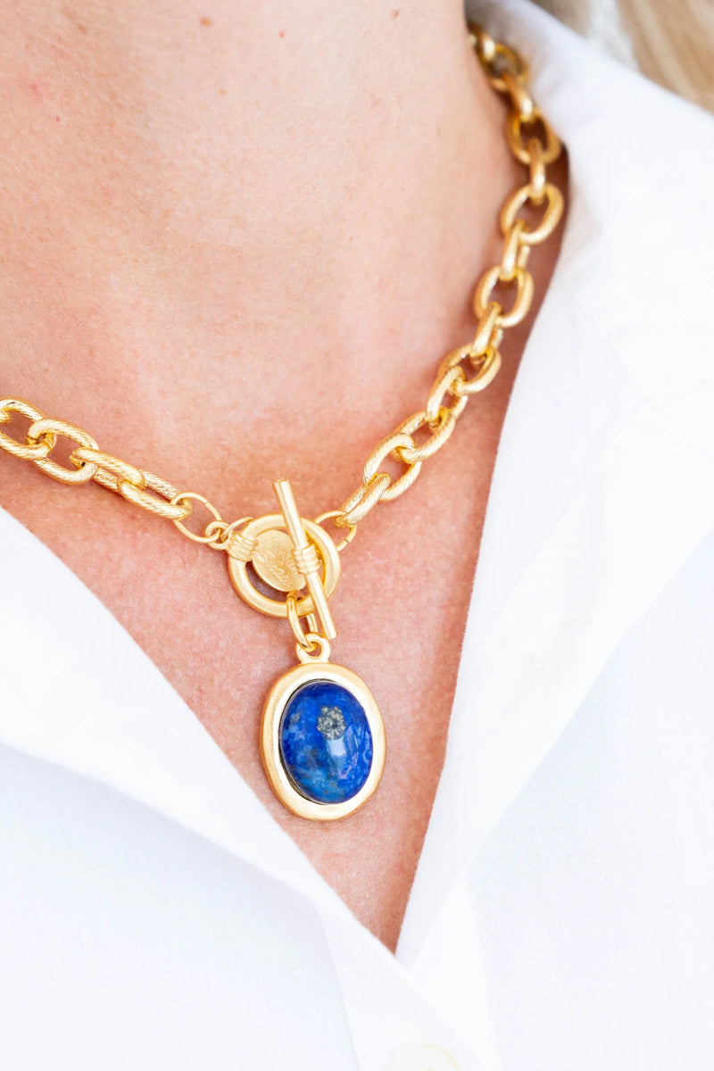 Toggle Blue Lapis Necklace