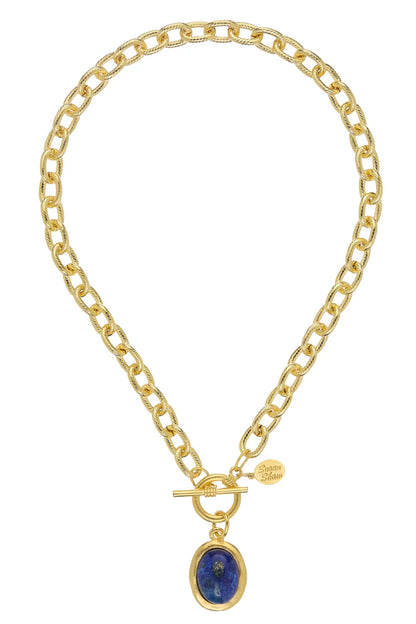Toggle Blue Lapis Necklace