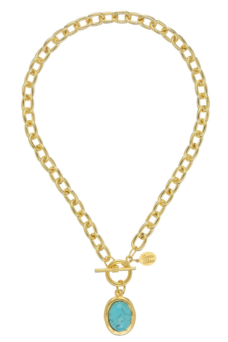 Toggle Turquoise Necklace