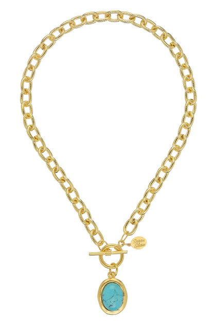 Toggle Turquoise Necklace