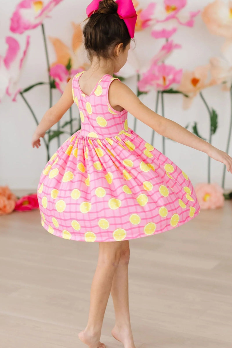 Pink Lemonade Tank Twirl Dress