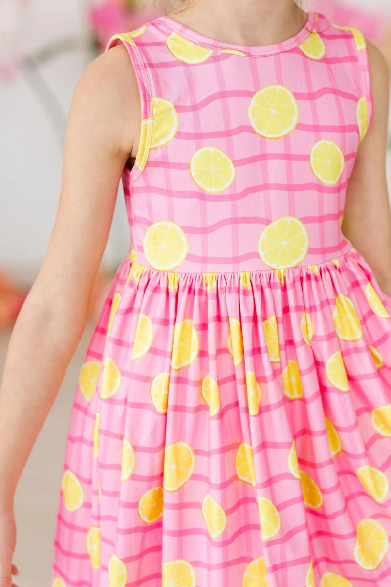 Pink Lemonade Tank Twirl Dress