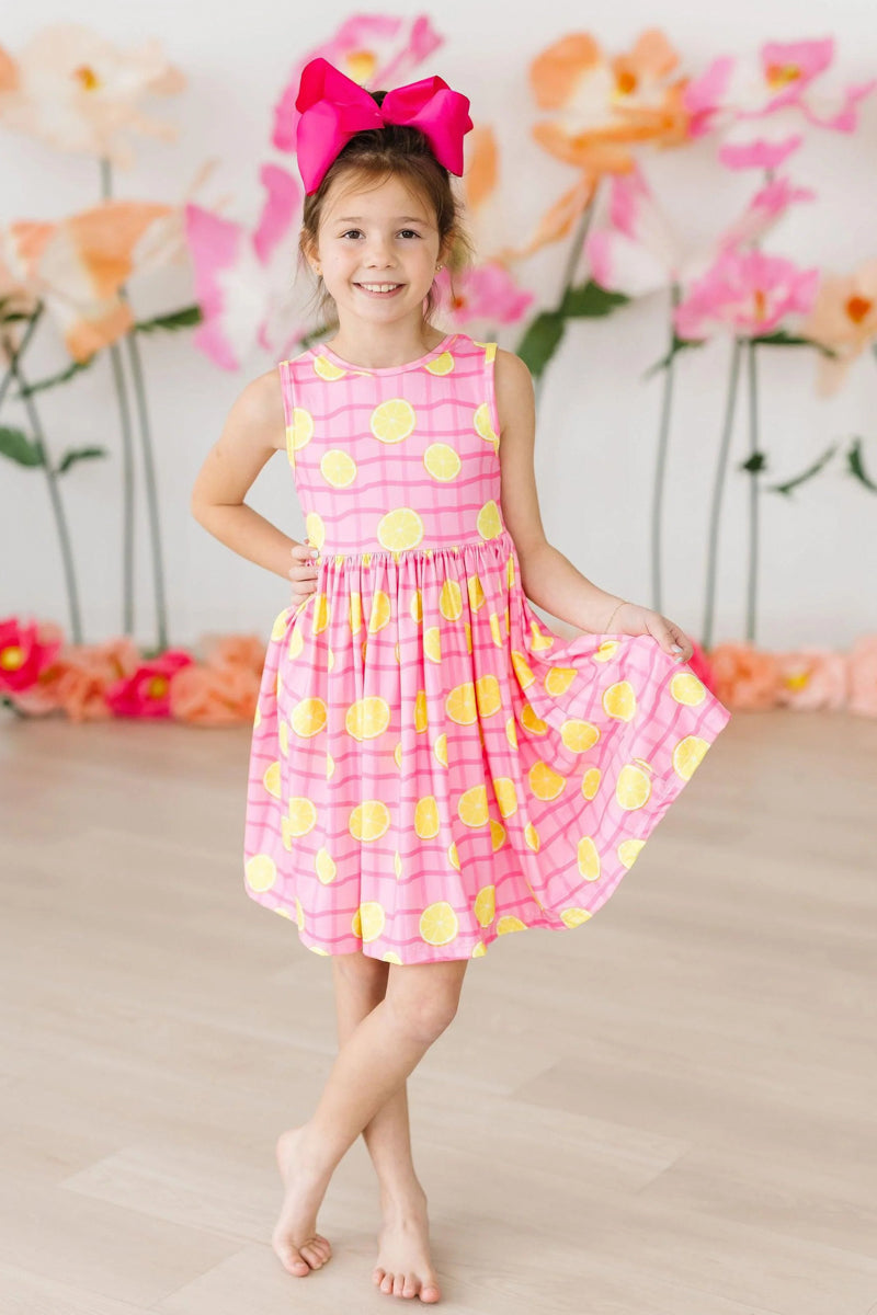 Pink Lemonade Tank Twirl Dress