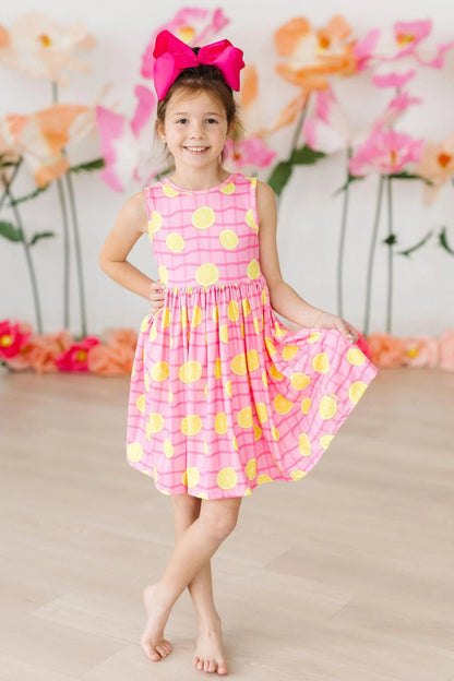 Pink Lemonade Tank Twirl Dress