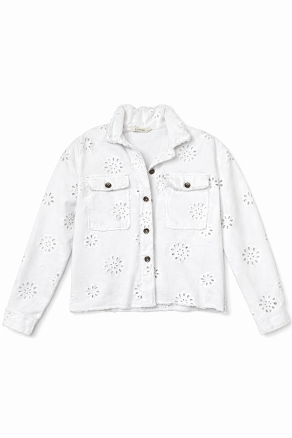 White Eyelet Jacket